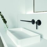 STEINBERG SERIA 260 Bateria umywalkowa jednouchwytowa podtynkowa element zewnętrzny Czarny mat 260.1814.3.S / 26018143S