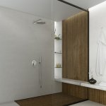 STEINBERG SERIA 260 Bateria wannowo-natryskowa podtynkowa element zewnętrzny Brushed Nickel 260.2103.3.BN / 26021033BN