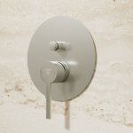 STEINBERG SERIA 260 Bateria wannowo-natryskowa podtynkowa element zewnętrzny Brushed Nickel 260.2103.3.BN / 26021033BN