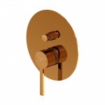 STEINBERG SERIA 260 Bateria wannowo-natryskowa podtynkowa element zewnętrzny Rose Gold 260.2103.3.RG / 26021033RG