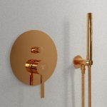 STEINBERG SERIA 260 Bateria wannowo-natryskowa podtynkowa element zewnętrzny Rose Gold 260.2103.3.RG / 26021033RG