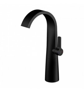 STEINBERG SERIA 280 Bateria umywalkowa jednouchwytowa bez korka Czarny mat 280.1700.S / 2801700S