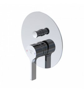 STEINBERG SERIA 280 Bateria wannowo-natryskowa podtynkowa element zewnętrzny Chrom 280.2103.3 / 28021033