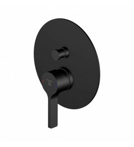 STEINBERG SERIA 280 Bateria wannowo-natryskowa podtynkowa element zewnętrzny Czarny mat 280.2103.3.S / 28021033S
