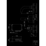 STEINBERG SERIA 390 iFlow Bateria umywalkowa podtynkowa w pełni elektroniczna Czarny mat 390.1810.S / 3901810S