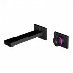 STEINBERG SERIA 390 iFlow Bateria umywalkowa podtynkowa w pełni elektroniczna Czarny mat 390.1816.S / 3901816S