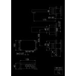 STEINBERG SERIA 390 iFlow Bateria umywalkowa podtynkowa w pełni elektroniczna Czarny mat 390.1816.S / 3901816S