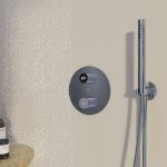 STEINBERG SERIA 390 iFlow Bateria wannowo-natryskowa podtynkowa w pełni elektroniczna z wyświetlaczem Chrom 390.4110 / 3904110