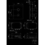STEINBERG SERIA 390 iFlow Bateria wannowo-natryskowa podtynkowa w pełni elektroniczna z wyświetlaczem Chrom 390.4126 / 3904126