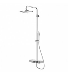 STEINBERG SERIA 390 Zestaw prysznicowy z baterią termostatyczną i deszczownicą 258x186 mm Chrom 390.2700 / 3902700