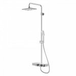 STEINBERG SERIA 390 Zestaw prysznicowy z baterią termostatyczną i deszczownicą 258x186 mm Chrom 390.2700 / 3902700