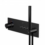 STEINBERG SERIA 390 Bateria wannowo-natryskowa termostatyczna podtynkowa Czarny mat 390.4232.1.S / 39042321S
