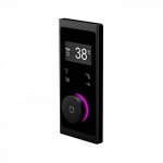STEINBERG SERIA 390 iFlow Bateria wannowo-natryskowa podtynkowa w pełni elektroniczna z wyświetlaczem Czarny mat 390.4645.S / 3904645S