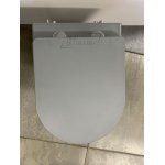   Galatea Design Bulat Miska WC z deską wolnoopadającą wisząca 49x37x37 cm Cement Grey matt/Jasny szary mat GDB2342MH W MAGAZYNIE!!
