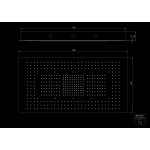 STEINBERG SERIA 390 Deszczownica Sensual Rain 1220x620 mm Stal Nierdzewna Polerowana 390.6031 / 3906031