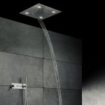 STEINBERG SERIA 390 Deszczownica Sensual Rain z diodami LED 600x600 mm Stal Szlachetna Chromowana 390.6620 / 3906620