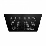STEINBERG SERIA 390 Deszczownica Sensual Rain z diodami LED 600x600 mm Czarny mat 390.6620.S / 3906620S