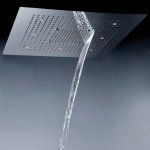 STEINBERG SERIA 390 Deszczownica Sensual Rain z diodami LED 800x800 mm Stal Szlachetna Chromowana 390.6680 / 3906680