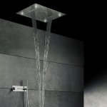 STEINBERG SERIA 390 Deszczownica Sensual Rain z diodami LED 600x800 mm Stal Nierdzewna Polerowana 390.6832 / 3906832