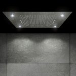 STEINBERG SERIA 390 Deszczownica Sensual Rain z diodami LED 600x800 mm Stal Nierdzewna Polerowana 390.6832 / 3906832