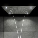 STEINBERG SERIA 390 Deszczownica Sensual Rain z diodami LED 600x800 mm Stal Nierdzewna Polerowana 390.6832 / 3906832