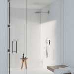 STEINBERG SERIA 390 Zestaw natryskowy z deszczownica Relax Rain 300x230 mm Chrom 390.7723 / 3907723