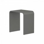 STEINBERG SERIA 430 Taboret z kamienia "MINEO" Ciemno szary 430.7002 / 4307002