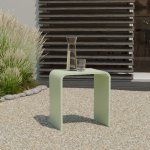 STEINBERG SERIA 430 Taboret z kamienia "MINEO" Zieleń szałwii 430.7003 / 4307003