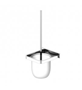 STEINBERG SERIA 450 Szczotka do WC ścienna Biały/Chrom 450.2901 / 4502901