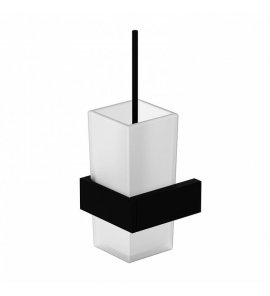 STEINBERG SERIA 460 Szczotka do WC ścienna Biały/Czarny mat 460.2903.S / 4602903S