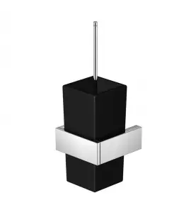 STEINBERG SERIA 460 Szczotka do WC ścienna Czarny mat/Chrom 460.2904 / 4602904