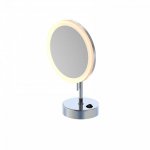 STEINBERG SERIA 650 Lusterko kosmetyczne wolnostojące z oświetleniem LED Chrom 650.9300 / 6509300