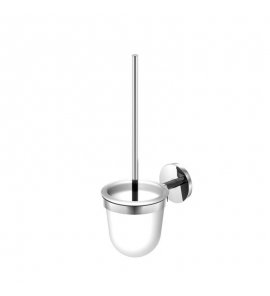 STEINBERG SERIA 650 Szczotka do WC ścienna Biały mat/Chrom 650.2911 / 6502911