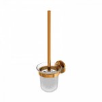STEINBERG SERIA 660 Szczotka do WC ścienna Biały mat/Rose Gold 660.2911.RG / 6602911RG