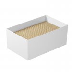 Galassia MEG 11 Umywalka ścienna/nablatowa 60x38 cm Biały mat 5484MT