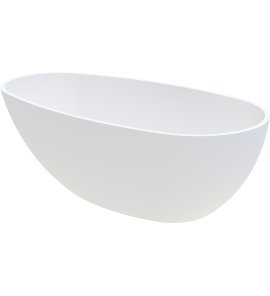   Vayer Lacerta Wanna wolnostojąca owalna 168x86,5 cm biała 168.086.044.1-4.0.3.0.1