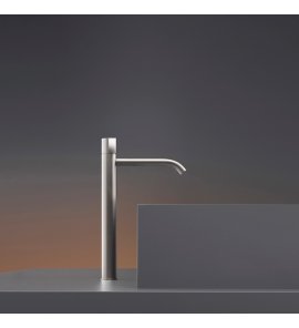 CEA Duet Bateria umywalkowa jednootworowa do umywalki nablatowej Satin Stainless Steel DET06S