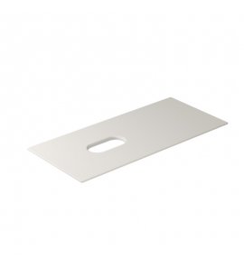 Galassia Blat ceramiczny z otworem po lewej stronie 101x46 cm Piaskowy 2053SA