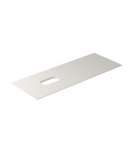 Galassia Blat ceramiczny z otworem po lewej stronie 121x46 cm Piaskowy 2055SA