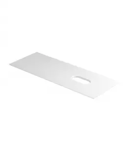 Galassia Blat ceramiczny z otworem po prawej stronie 121x46 cm Biały mat 2061MT