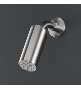 CEA Neutra Deszczownica prysznicowa regulowana ścienna element zewnętrzny Satin Stainless Steel NEU39S