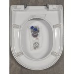 Deska sedesowa wolnoopadająca dedykowana do misek WC wiszących Althea Smart biała 40573