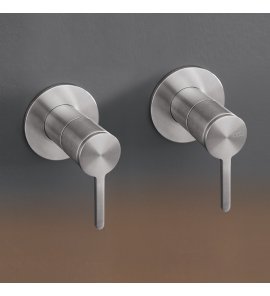 CEA Innovo Zawór odcinający (para) ścienny mieszający element zewnętrzny Satin Stainless Steel INV92S