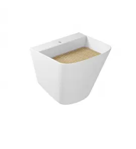 Galassia Meg 11 Umywalka ścienna 55x45 cm Biały mat 5482MT
