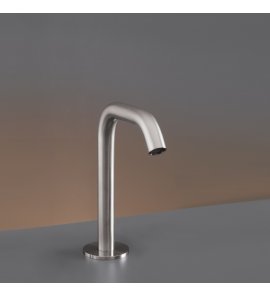 CEA Milo360 Wylewka umywalkowa obrotowa jednootworowa 19,5 cm Satin Stainless Steel MIL69S