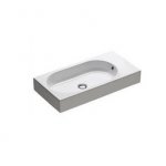 Hatria Area Umywalka wisząca 70x35 cm biała Y0W901