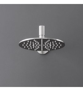 CEA Deszczownica prysznicowa regulowana ścienna Satin Stainless Steel FRE12S