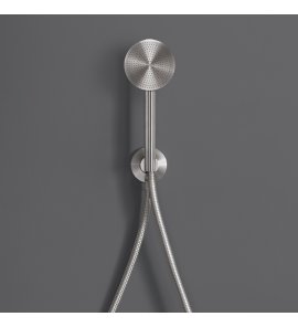 CEA Słuchawka prysznicowa z uchwytem ściennym i przyłączem wody element zewnętrzny Satin Stainless Steel FRE192S