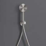 CEA Słuchawka prysznicowa z uchwytem ściennym i przyłączem wody element zewnętrzny Satin Stainless Steel FRE192S