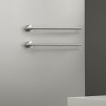 CEA Equilibrio Grzejnik elektryczny do ręczników 58 cm 2 elementy ścienny element zewnętrzny Satin Stainless Steel EQB02S
